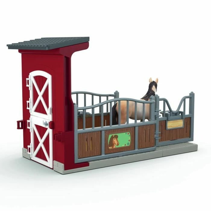 Schleich Coffret Box avec Jument Mustang Farm World 42724