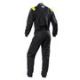 Omp Combinaison de course First-S FIA 8856-2018 Anthracite / Jaune fluo Taille 50