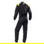 Omp Combinaison De Course First-S FIA 8856-2018 OMPIA0-1828-E01-184-50 Anthracite Jaune Fluo Taille 50