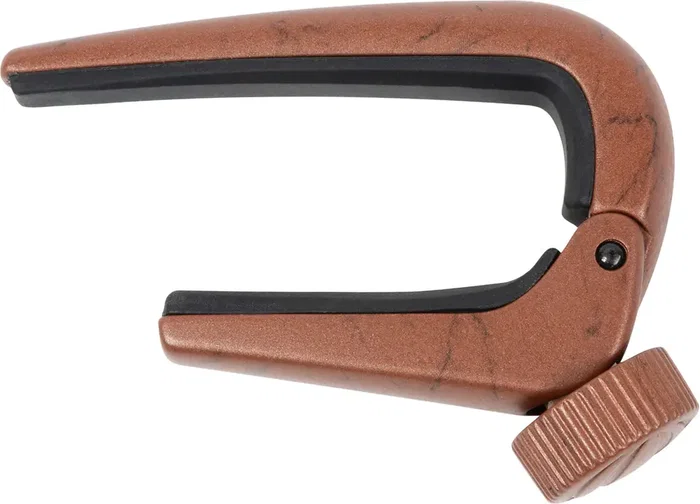 Ernie Ball Precision Bronze - Cejilla pour Guitare Acoustique et Électrique 6/7 Cordes - Capo avec Vis de Précision
