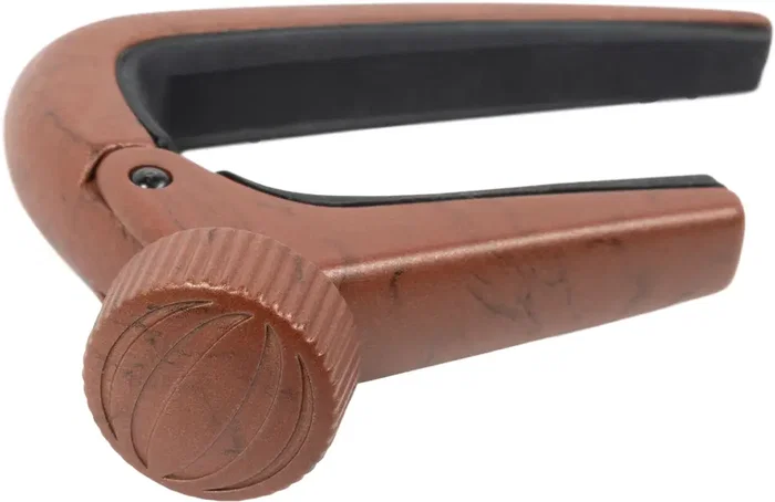 Ernie Ball Precision Bronze - Cejilla pour Guitare Acoustique et Électrique 6/7 Cordes - Capo avec Vis de Précision