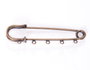 Innspiro Aguja broche métallique 5 anneaux doré vieilli 75,0x15,3mm (Lot de 2)身