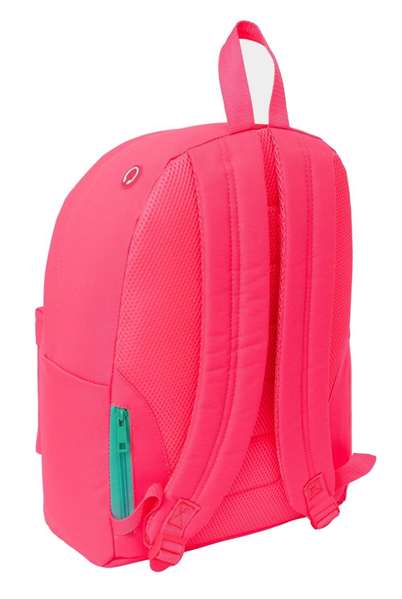 Safta Sac à dos pour ordinateur portable 14,1 pouces modèle Rosa Fluor, dimensions 31 x 41 x 16 cm