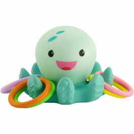 Infantino Pieuvre Lumineuse de bain avec anneaux, Vert