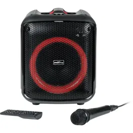 Bigben Interactive Enceinte Bluetooth 5.3 PARTYBTHPMAX - 200W lumineuse avec port USB, SD, Aux-In et micro pour karaoké - Fonction BOOST pour basses et autonomie