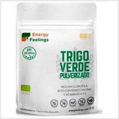 ENERGY FEELINGS Trigo vert pulvérisé ECO VEGAN SG 200g ENERGY FEELINGS Trigo vert pulvérisé ECO VEGAN SG 200g