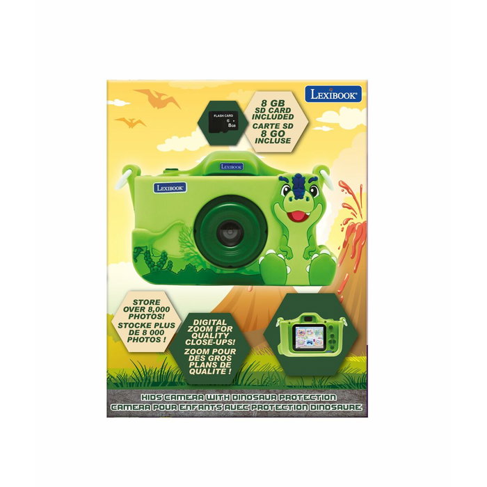 Lexibook Appareil Photo Numérique Dynos Vert 4 en 1