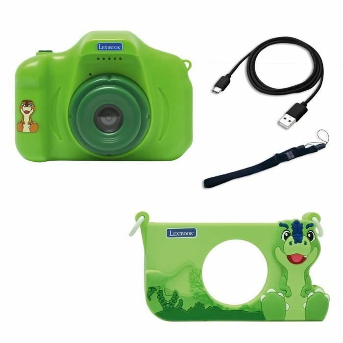 Lexibook Appareil Photo Numérique Dynos Vert 4 en 1