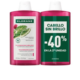Klorane Shampoing à la Figue de Barbarie Hydratant Cheveux Secs et Ternis 2 x 400 ml