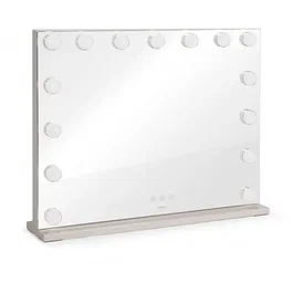 Livoo Miroir de maquillage Hollywood DOS225G - 15 LED - Grand format