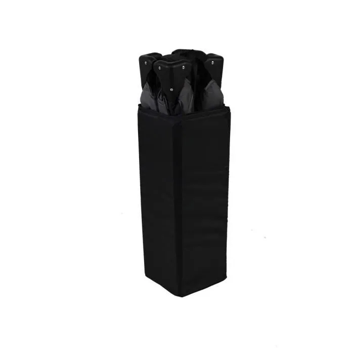 Nania SODA Lit parapluie pliant bébé - Dès la naissance jusqu'à 15 kg, Sac de transport inclus - Noir/gris