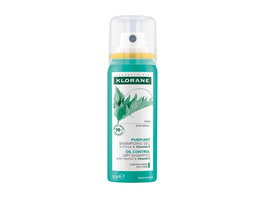 Klorane Shampoing sec purifiant à l'ortie bio pour cheveux gras, 150 ml