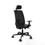 Piqueras Y Crespo Alares Chaise de Bureau Synchrone Gris et Noir