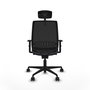 Piqueras Y Crespo Alares Chaise de Bureau Synchrone Gris et Noir