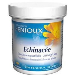 FENIOUX Echinacea Angustifolia 200 capsules - Soutien immunitaire et défenses naturelles