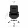 Mark Adler Chaise de Bureau MA-BOSS 6.0 Noir