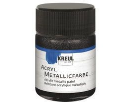 Kreul Peinture acrylique métallique noir 50ml
