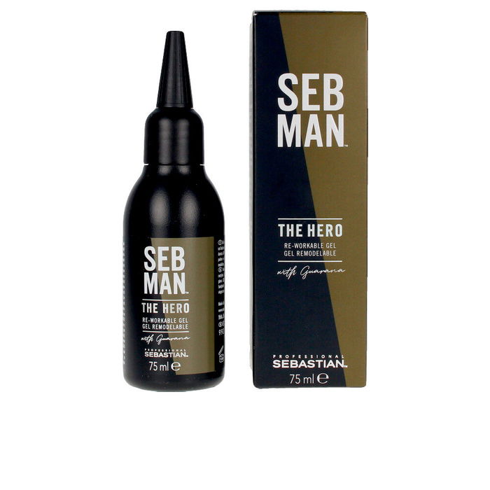 Sebman The Hero Gel Maintien et Brillance Remoulable pour Homme - 75 ml