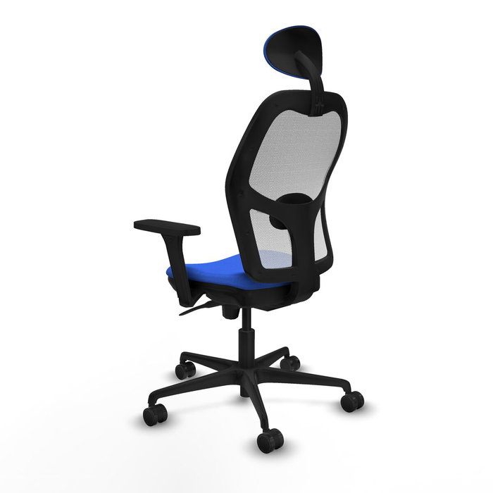Piqueras y Crespo 3D036N1 Chaise de Bureau avec Appui-tête Bleu
