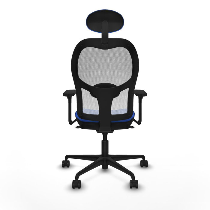 Piqueras y Crespo 3D036N1 Chaise de Bureau avec Appui-tête Bleu