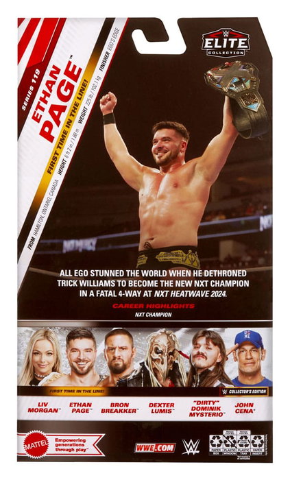 Mattel WWE Elite Collection figurine Ethan Page 15 cm Mattel WWE Elite Collection figurine Ethan Page 15 cm
