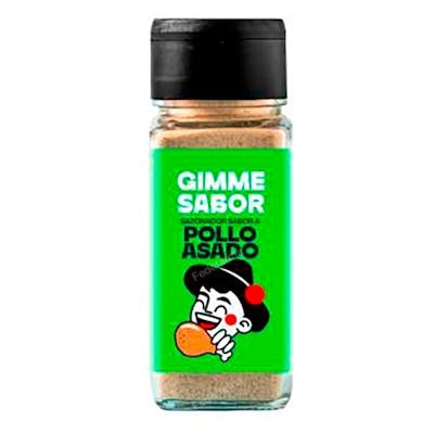GIMME - Sazonador Pollo Asado 55 g, Assaisonnement Végétal Goût Poulet Rôti Sans Allergènes Ni Glutamate, pour Tofu, Légumes, Riz, Pâtes GIMME - Sazonador Pollo Asado 55 g, Assaisonnement Végétal Goût Poulet Rôti Sans Allergènes Ni Glutamate, pour Tofu, Légumes, Riz, Pâtes