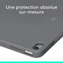 Logitech Combo Touch - Étui clavier avec protection et connectivité sans fil pour iPad Air 13 pouces (M2, M3, M4 - 2024, 2025, 2026) - Gris