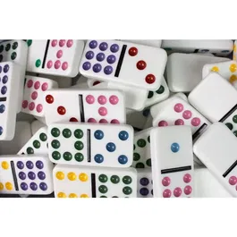 Tactic DOMINO Double 9 - Jeu de dominos classique en famille ou entre amis - À partir de 7 ans