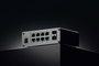Teltonika Networks TSW200 - Commutateur Ethernet industriel non managé 8 ports RJ-45 Gigabit PoE+ (30W/port) et 2 ports SFP - Boîtier IP30
