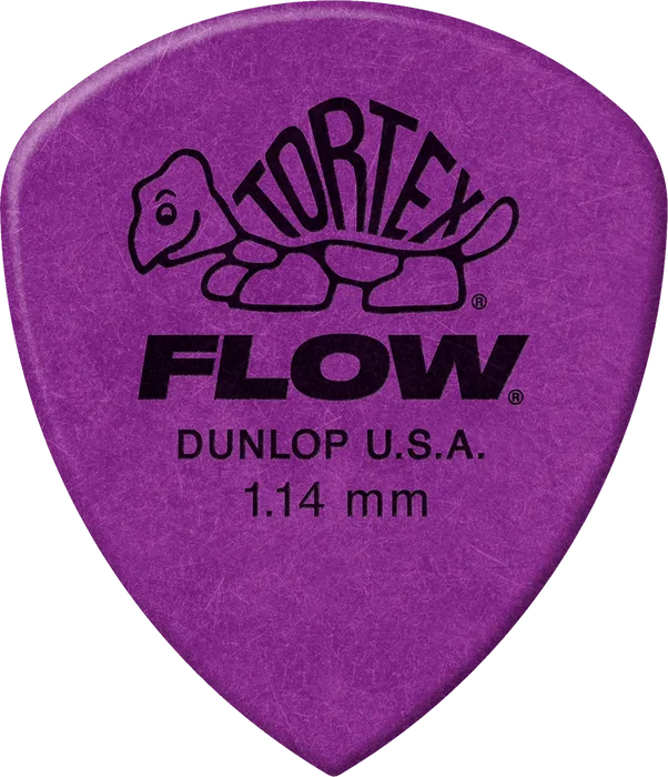 Dunlop Pack 12 Picks Tortex Flow 1.14 mm - Plectres pour Guitare