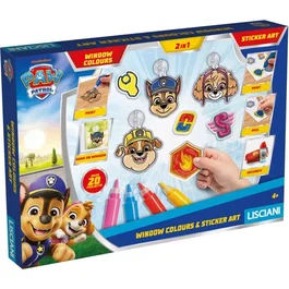 Lisciani Giochi Paw Patrol Fenêtres à Décorer - Coffret créatif