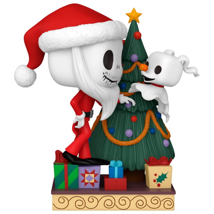 FUNKO Figurine Pop! Deluxe Disney Nightmare Before Christmas 30th Anniversary Jack Skellington et Zero FUNKO Figurine Pop! Deluxe Disney Nightmare Before Christmas 30th Anniversary Jack Skellington et Zero
