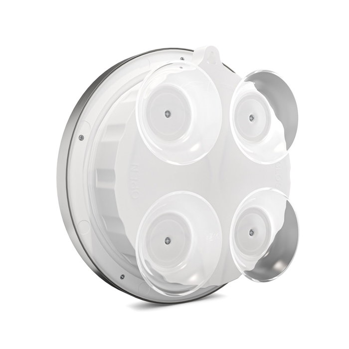 Mebus Horloge de salle de bain Quartz 41964 Argent/Blanc Mebus Horloge de salle de bain Quartz 41964 Argent/Blanc