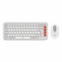 Logitech POP Icon Combo - Ensemble Clavier et Souris Sans Fil - AZERTY - Blanc