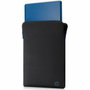 HP Housse de protection réversible pour ordinateur portable 15,6 pouces Bleu et Noir