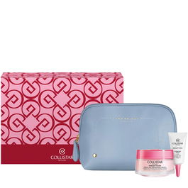 Collistar Set Coffret Idro-Attiva+ Crème Gel Fraîcheur Visage 50 ml + Gel Hydratant Jour Contour des Yeux 15 ml + Poche Textile Cadeau Bleue