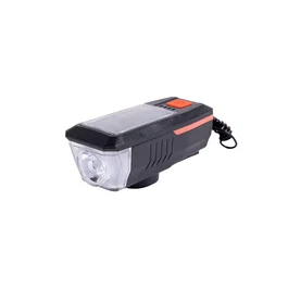 Luz Lampe Vélo Avant LED Puissante 45 Lux, Recharge USB, 3 Niveaux de Puissance, Autonomie 300min, Anti-éblouissement, Montage Facile Sans Outils