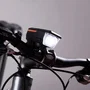 Luz Lampe Vélo Avant LED Puissante 45 Lux, Recharge USB, 3 Niveaux de Puissance, Autonomie 300min, Anti-éblouissement, Montage Facile Sans Outils