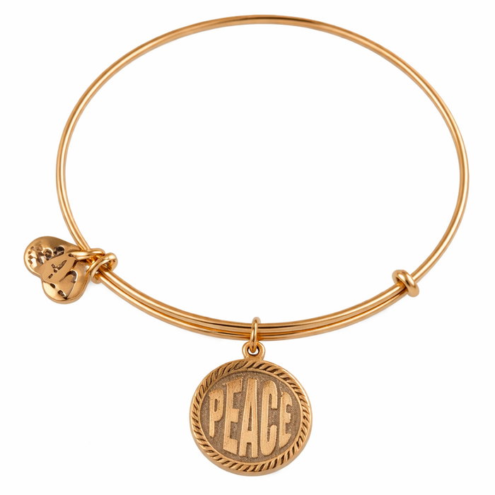 Alex And Ani Pulsera Peace Dorée Alex And Ani Pulsera Peace Dorée