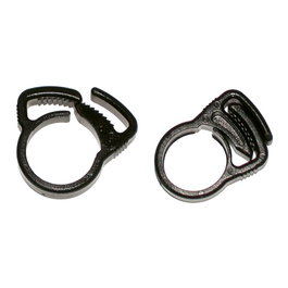 Blue Bird-Altadex Colliers de serrage automatiques ø16 mm, 10 pcs, Noir