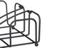 Kinvara Serviette de table en acier noir 19x7x19 cm (Set de 12)