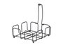 Kinvara Serviette de table en acier noir 19x7x19 cm (Set de 12)