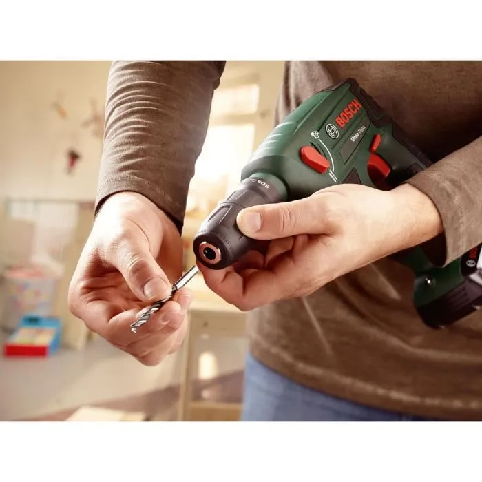 Perforateur sans fil Bosch Uneo Maxx SDS-10 18V - 0.6 J - Perceuse visseuse pour béton, maçonnerie, carrelage, bois et métal (Sans batterie ni chargeur)