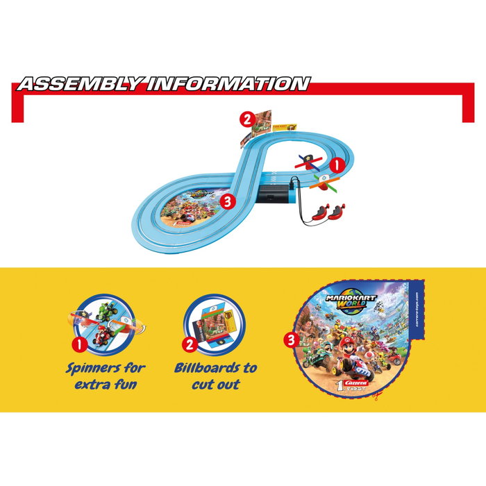 Carrera FIRST Mario Kart World - Mario vs. Yoshi