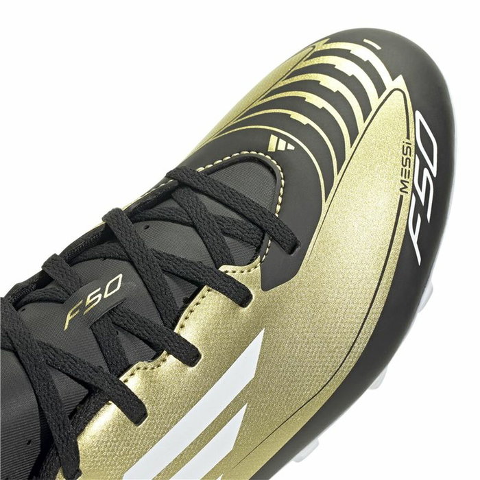 Chaussures de Football pour Adultes Adidas F50 Club Messi Doré