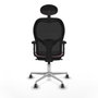 Piqueras y Crespo Chaise de Bureau avec Appui-tête Jorquera 2D086G1 Rose