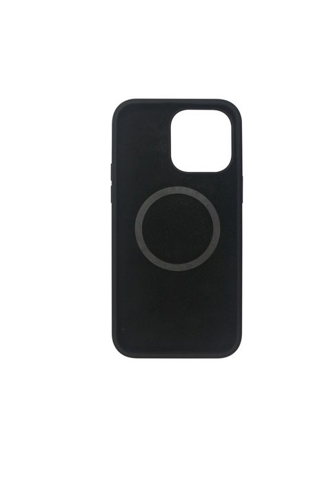 eSTUFF Coque magnétique en silicone compatible MagSafe et Qi pour iPhone 14 Pro Max - Noir