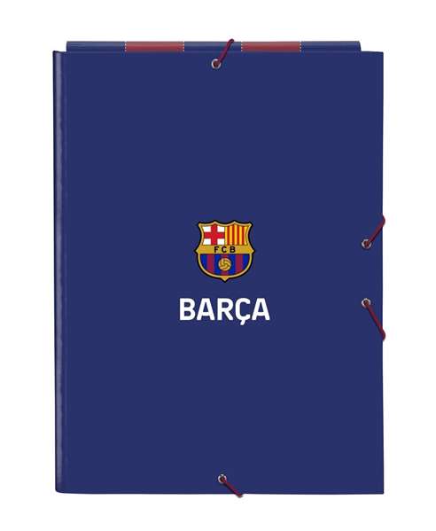 Safta - Carpeta folio 3 solapas F.C. Barcelona 1ª Equip. 23/24 - Dossier format A4 3 rabats FC Barcelone, équipe 1ère 2023-2024, 26 x 33,5 x 2,5 cm, Polyester 600D