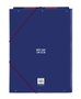 Safta - Carpeta folio 3 solapas F.C. Barcelona 1ª Equip. 23/24 - Dossier format A4 3 rabats FC Barcelone, équipe 1ère 2023-2024, 26 x 33,5 x 2,5 cm, Polyester 600D