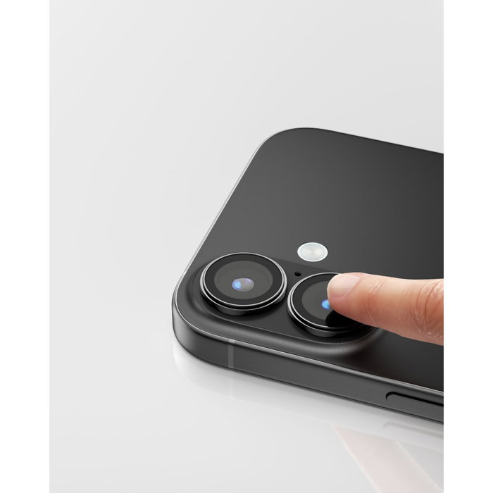 Belkin Protecteur d'objectif d'appareil photo TempGlass pour iPhone 16 / 16 Plus (Pack de 2) Belkin Protecteur d'objectif d'appareil photo TempGlass pour iPhone 16 / 16 Plus (Pack de 2)